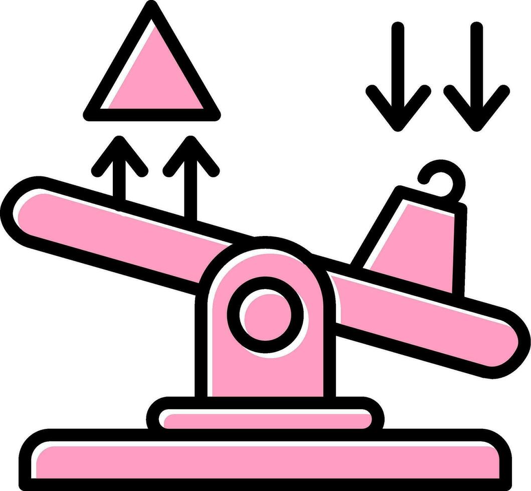 Seesaw Vector Icon