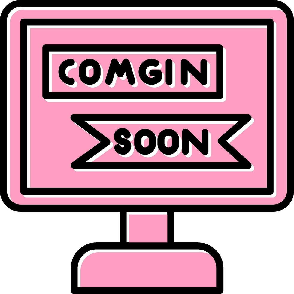 Coming Soon Vector Icon