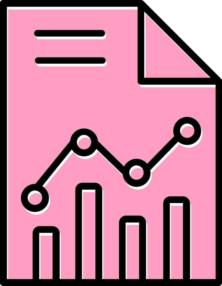 Stats paper Vector Icon