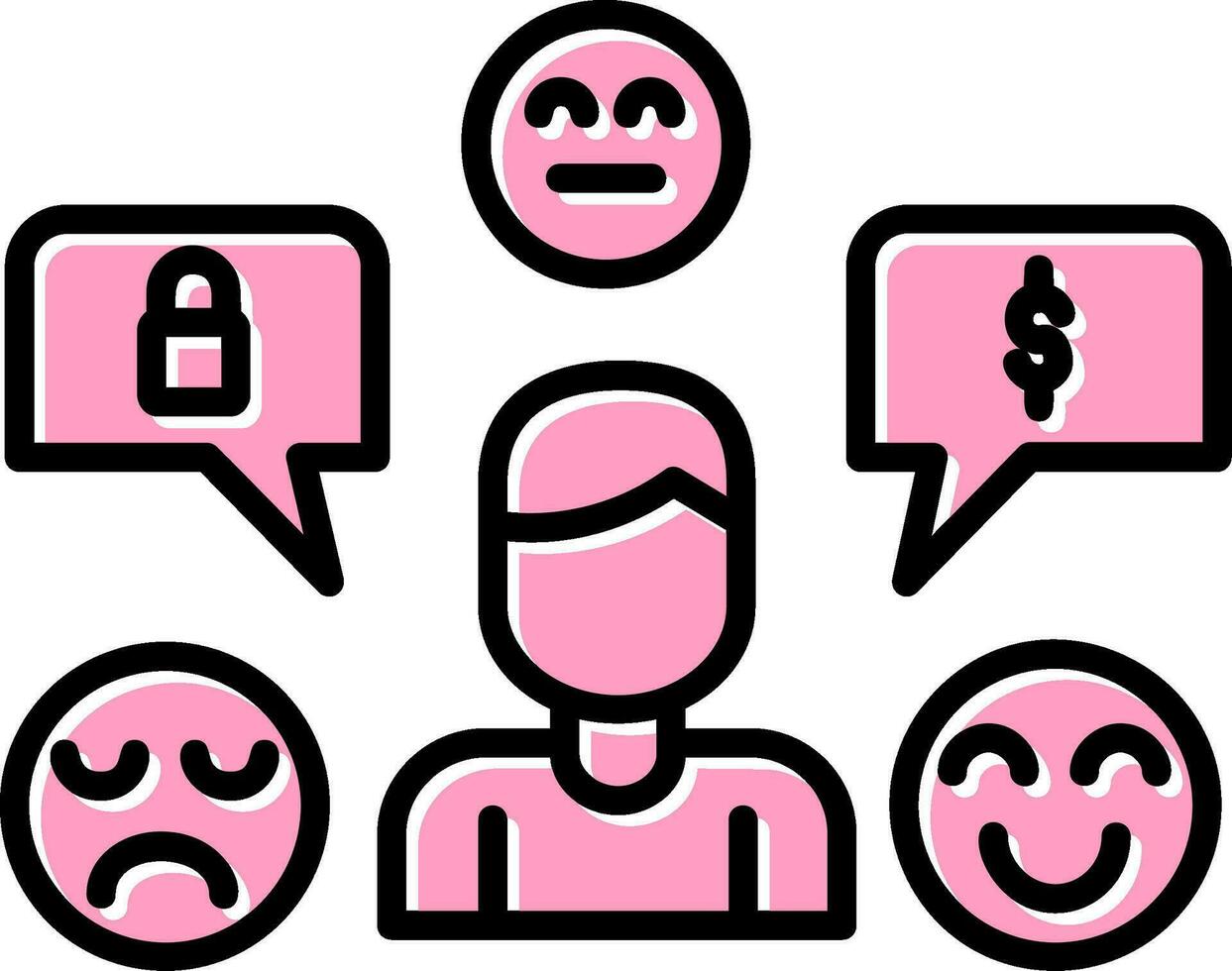 Customer Behavior Vector Icon