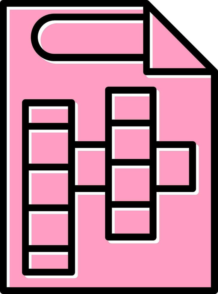 Crossword Vector Icon