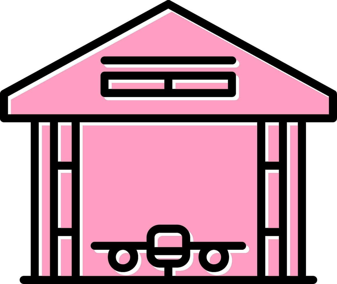 Hangar Vector Icon