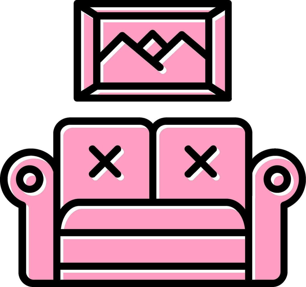 Sofa Vector Icon