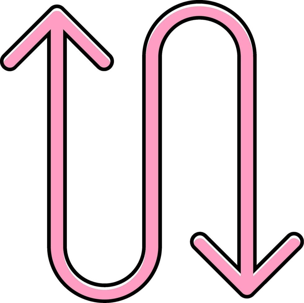 Zigzag Vector Icon