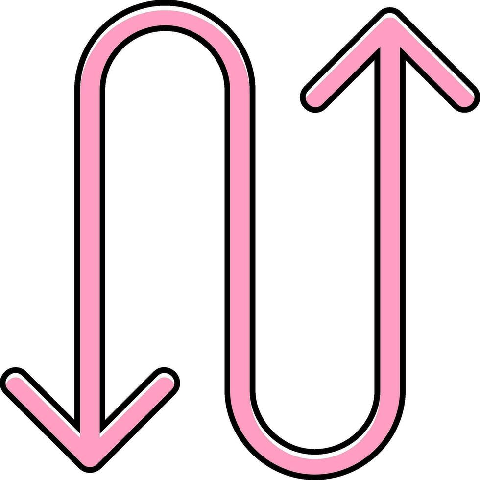 Zigzag Vector Icon