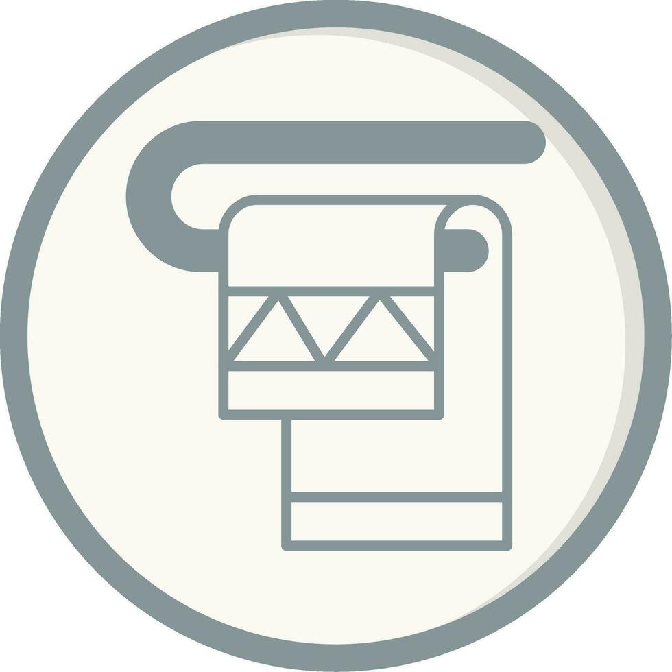 Towel Rack Vector Icon