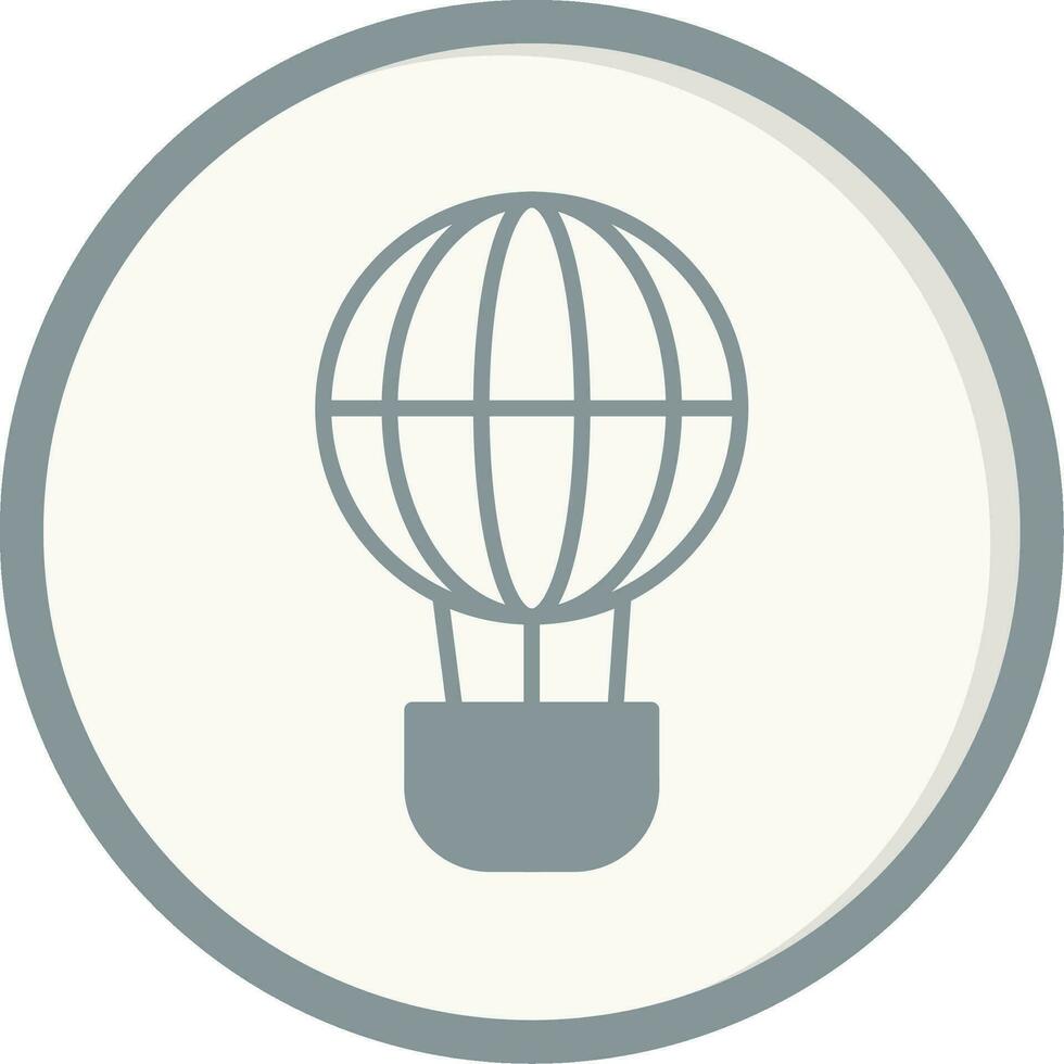 Hot Air Balloon Vector Icon