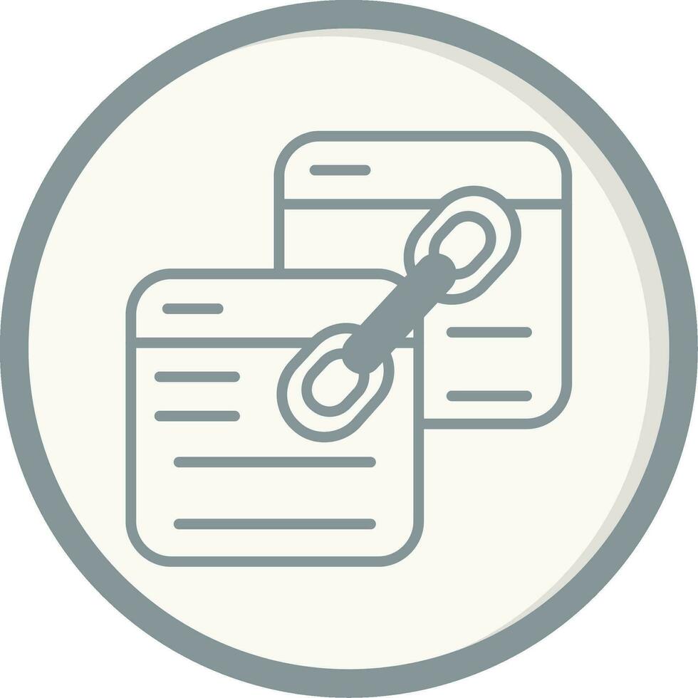 Backlink Vector Icon