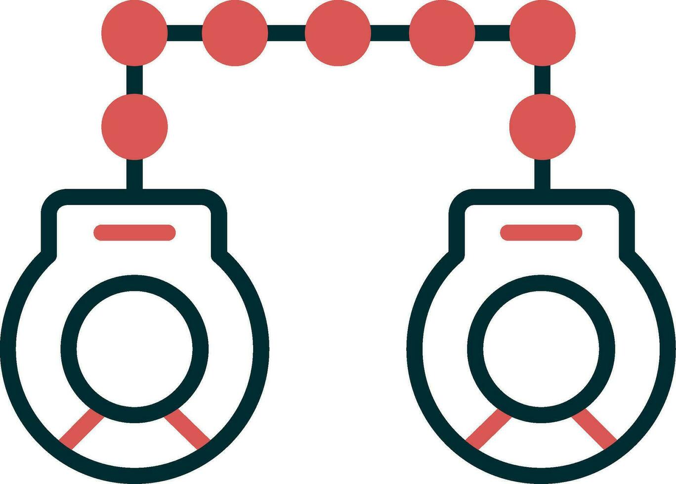 Handcuffs Vector Icon