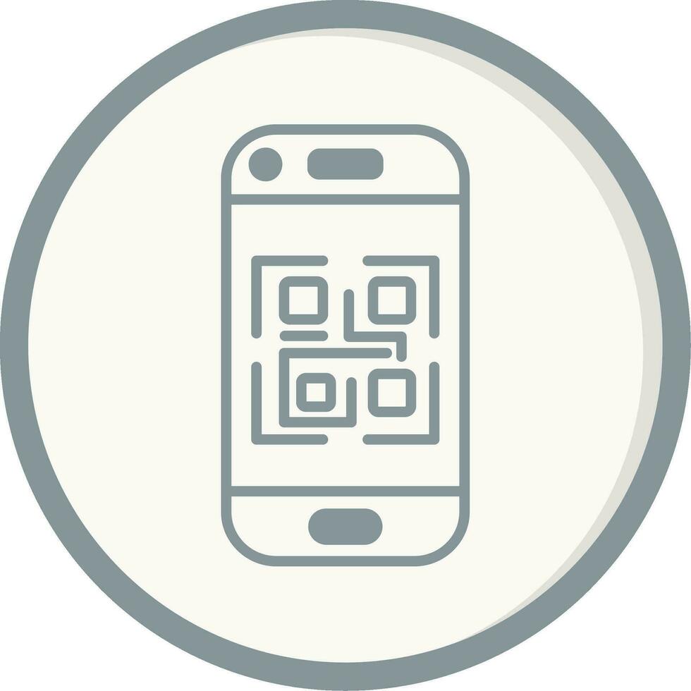 icono de vector de código qr