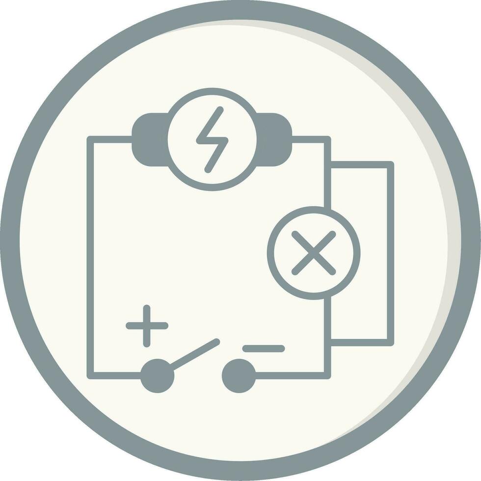 icono de vector de circuito eléctrico