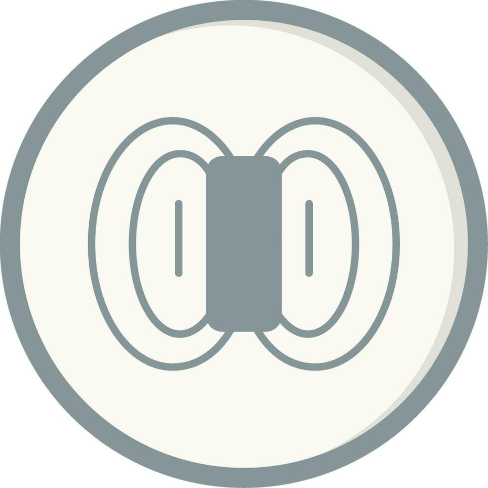 Magnetic Field Vector Icon
