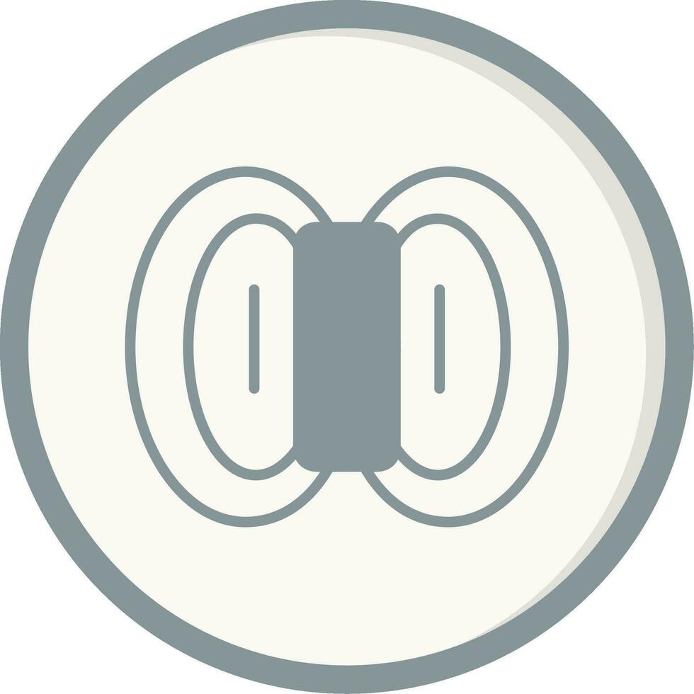 Magnetic Field Vector Icon