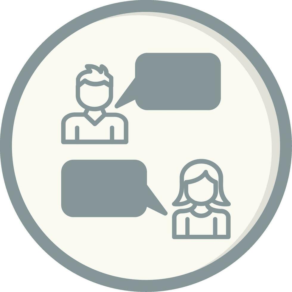 Conversation Vector Icon