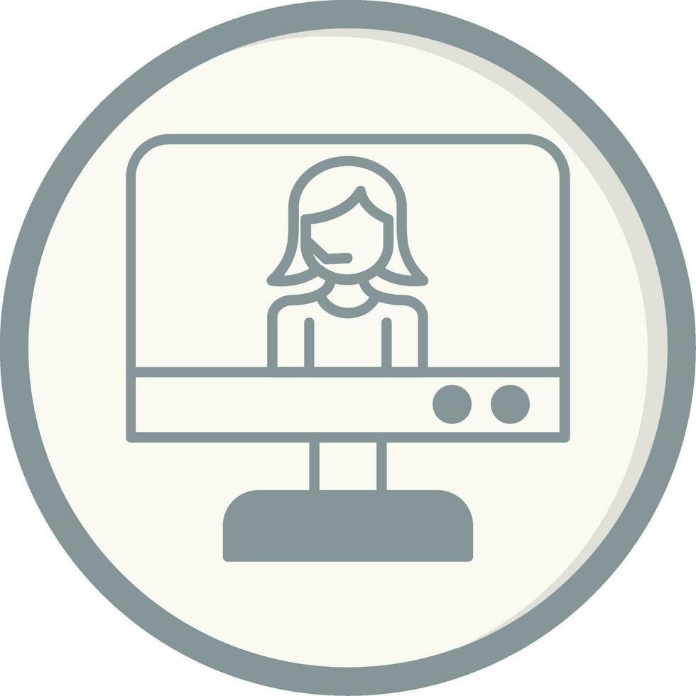 Online Support Vector Icon