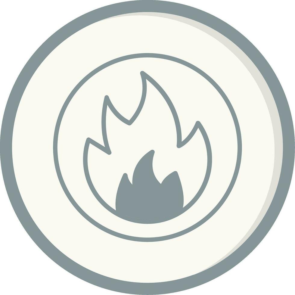 Flammable Vector Icon