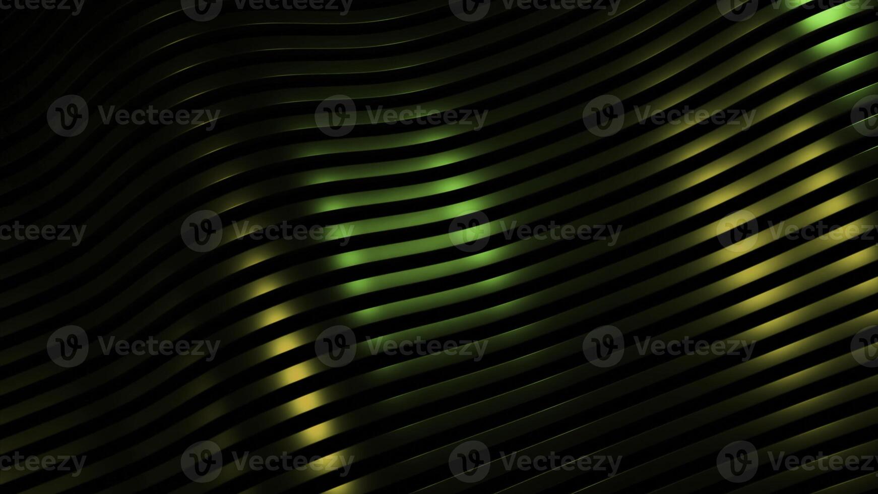 3D wave on striped background with lines. Design. Beautiful shine from waves on striped silky background. Metallic luster of silky waves of lines photo