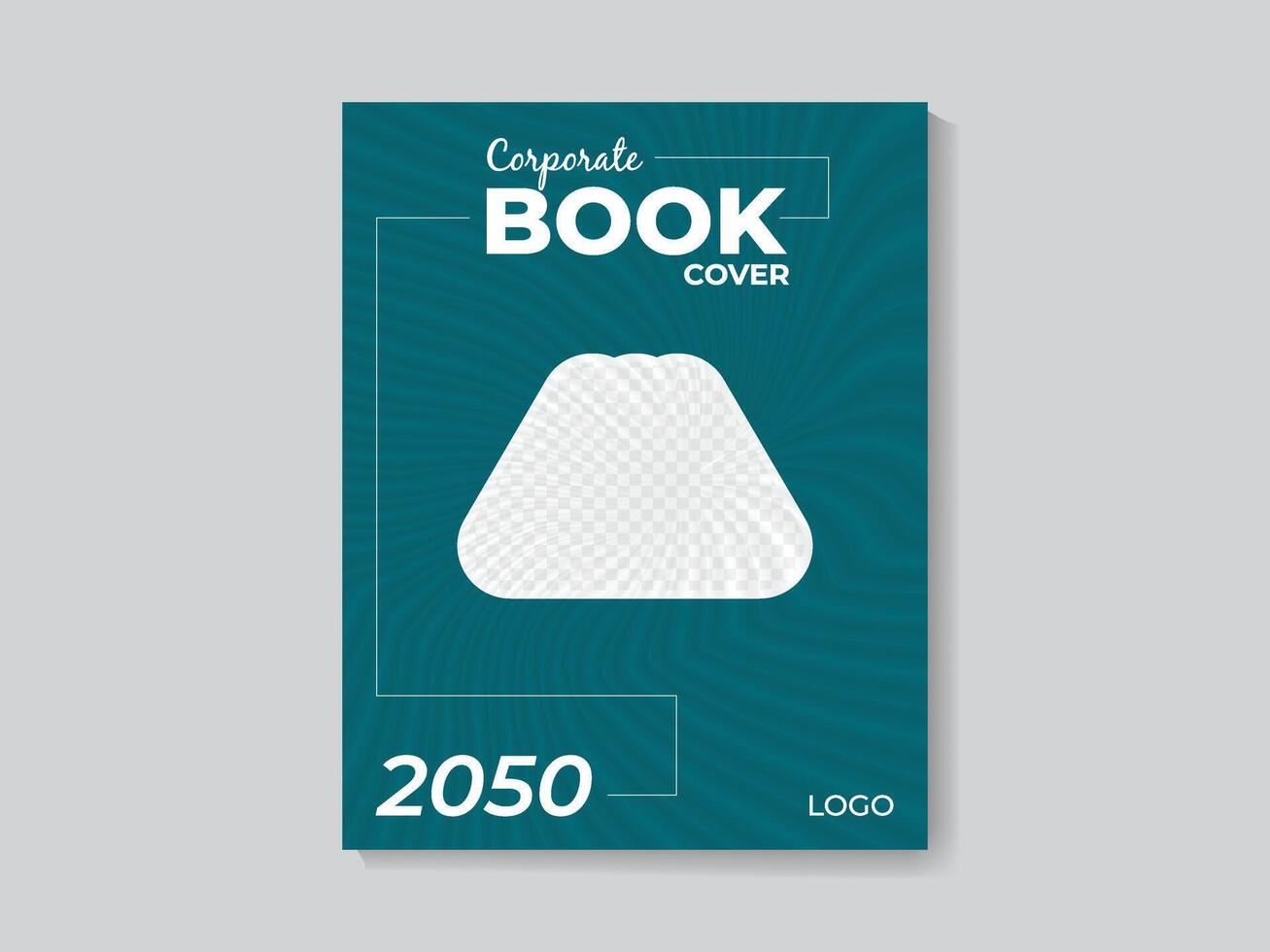 corporativo libro cubrir diseño modelo en a4.minimalista y moderno libro cubrir vector