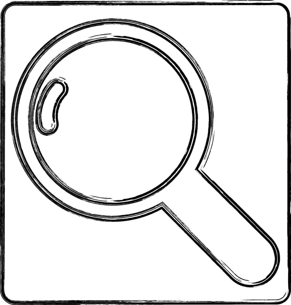 Magnifying glass icon design decoration vector