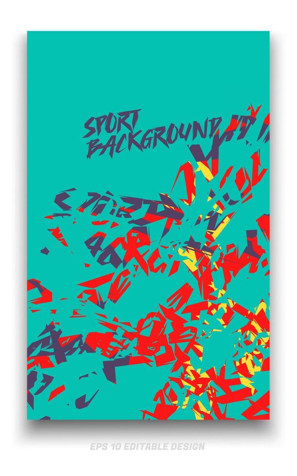 Abstract geometric backgrounds for sports and games. Abstract racing backgrounds for t-shirts, race car livery, car vinyl stickers, etc. Vector background