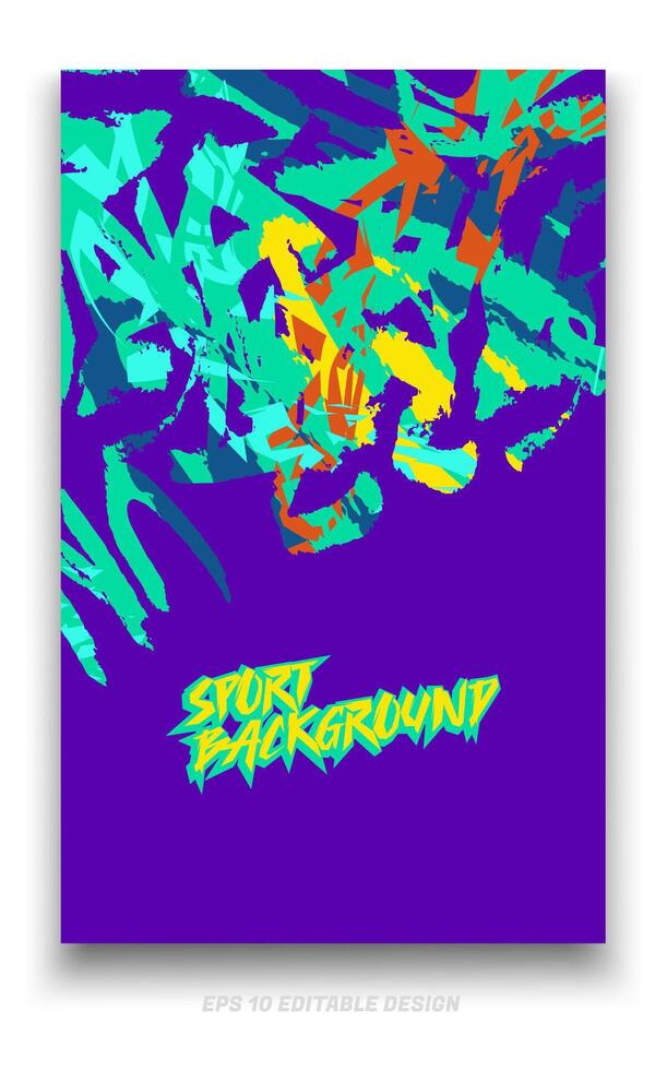 Abstract geometric backgrounds for sports and games. Abstract racing backgrounds for t-shirts, race car livery, car vinyl stickers, etc. Vector background