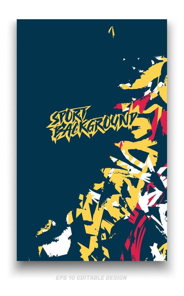Abstract geometric backgrounds for sports and games. Abstract racing backgrounds for t-shirts, race car livery, car vinyl stickers, etc. Vector background.