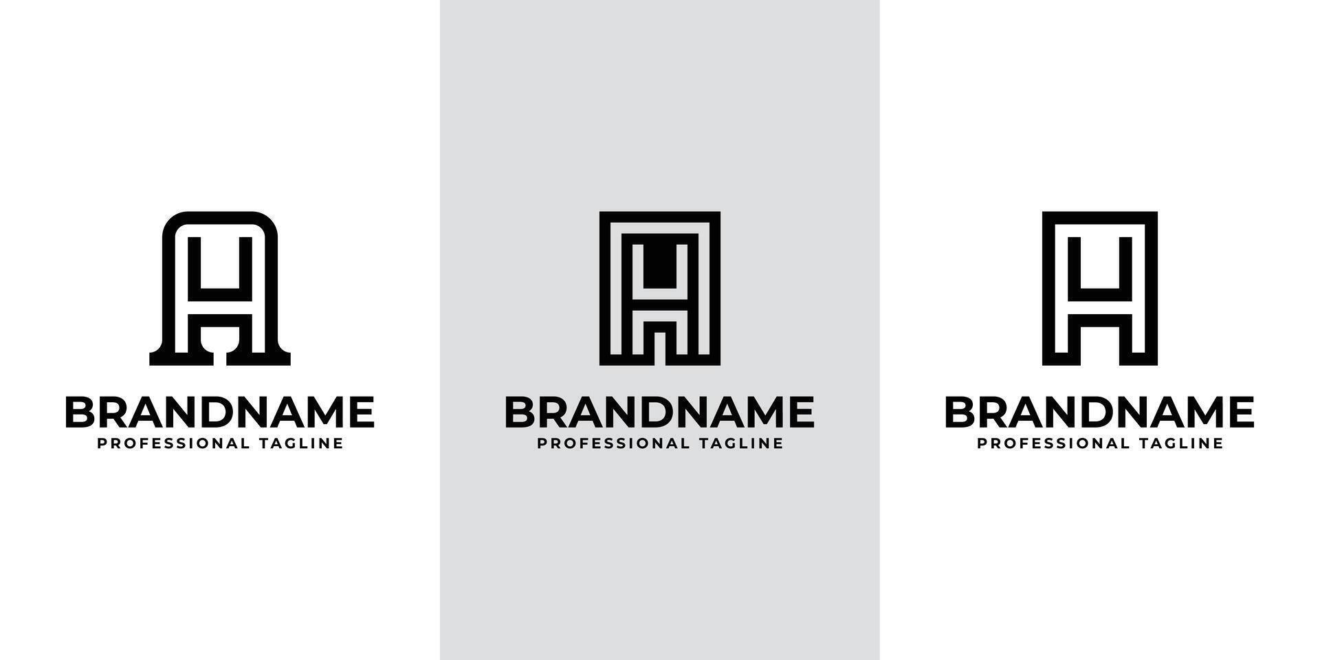 Modern Initials AU Logo, suitable for business with UA or AU initials vector