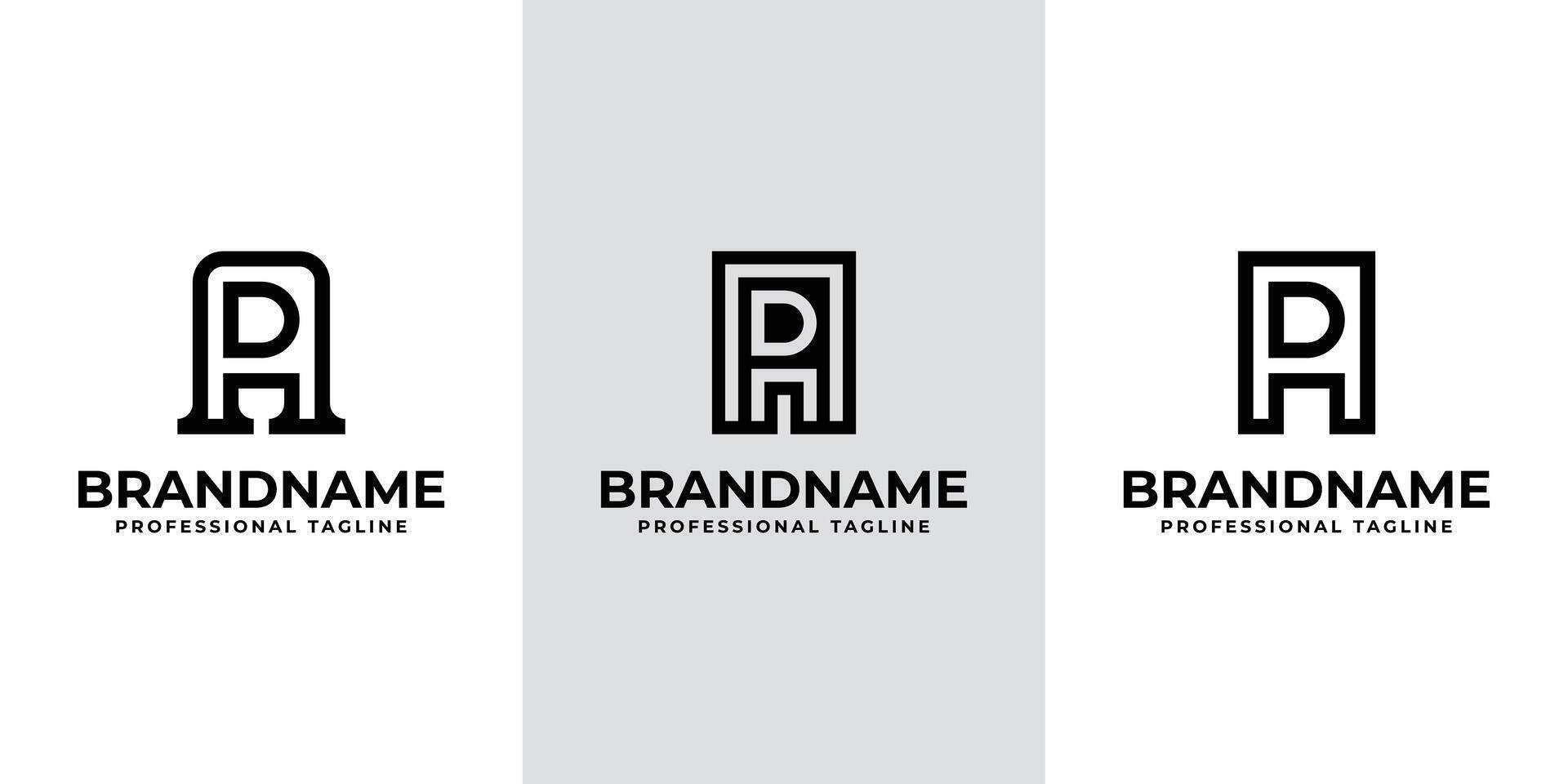 Modern Initials AD Logo, suitable for business with DA or AD initials vector