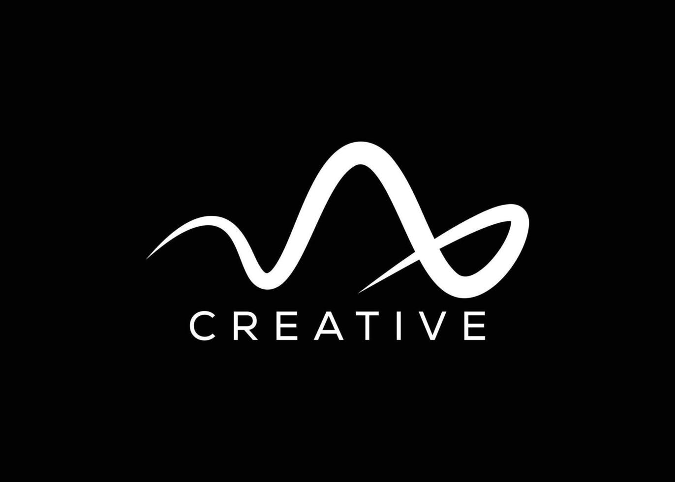 Minimal Letter A mountain logo design vector template. Initial Letter A hill vector logo