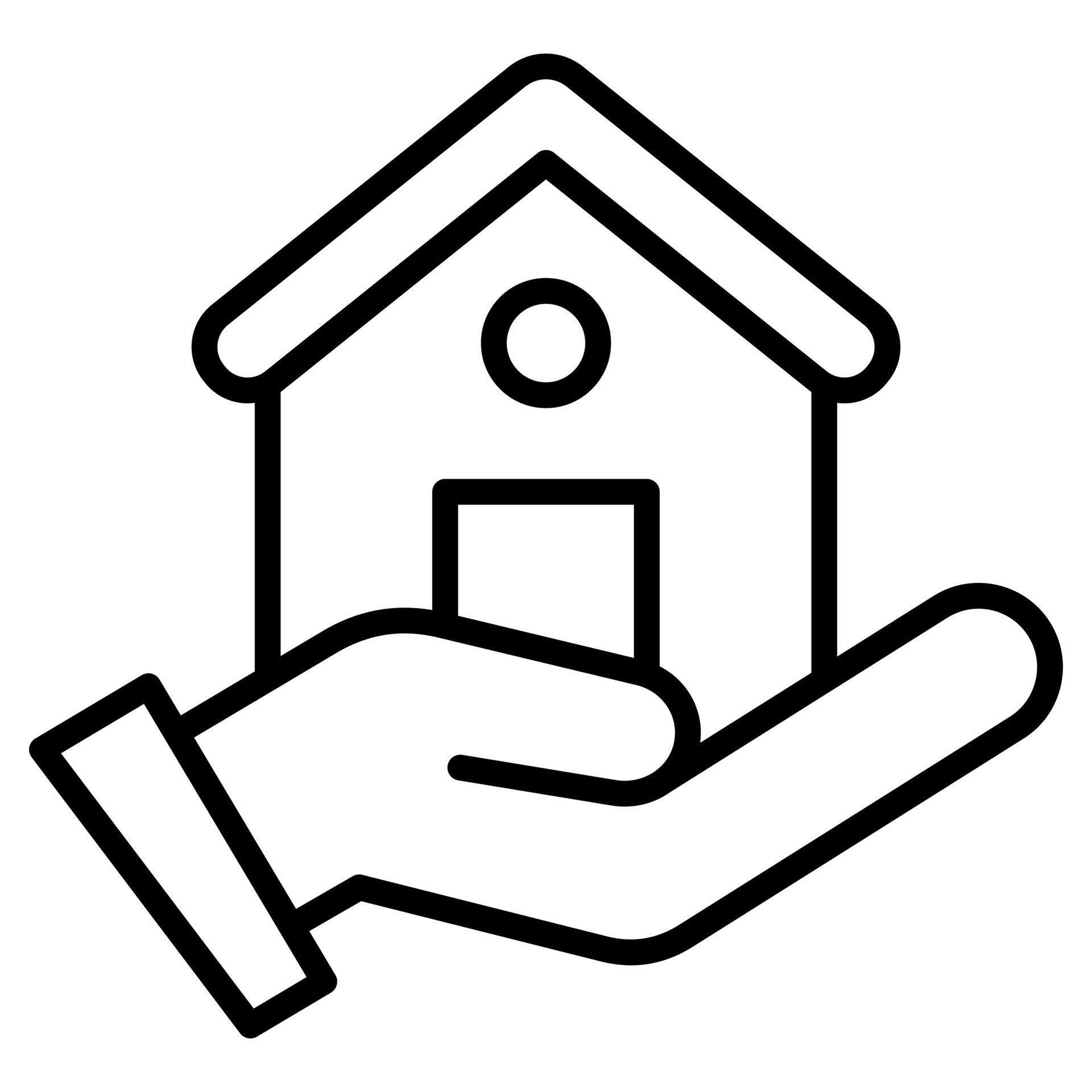 Realty Safekeeping icon line vector illustration 37127876 Vector Art at