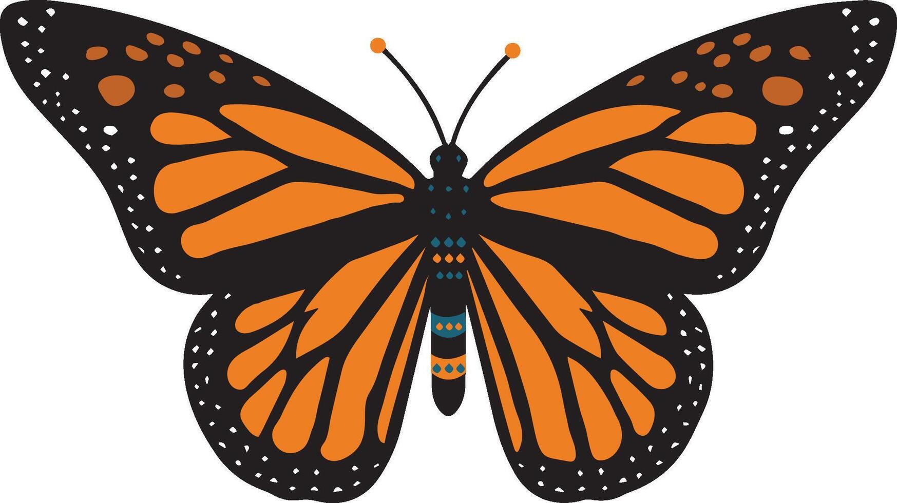 Cute And Beautiful  Butterfly Vector Illustration