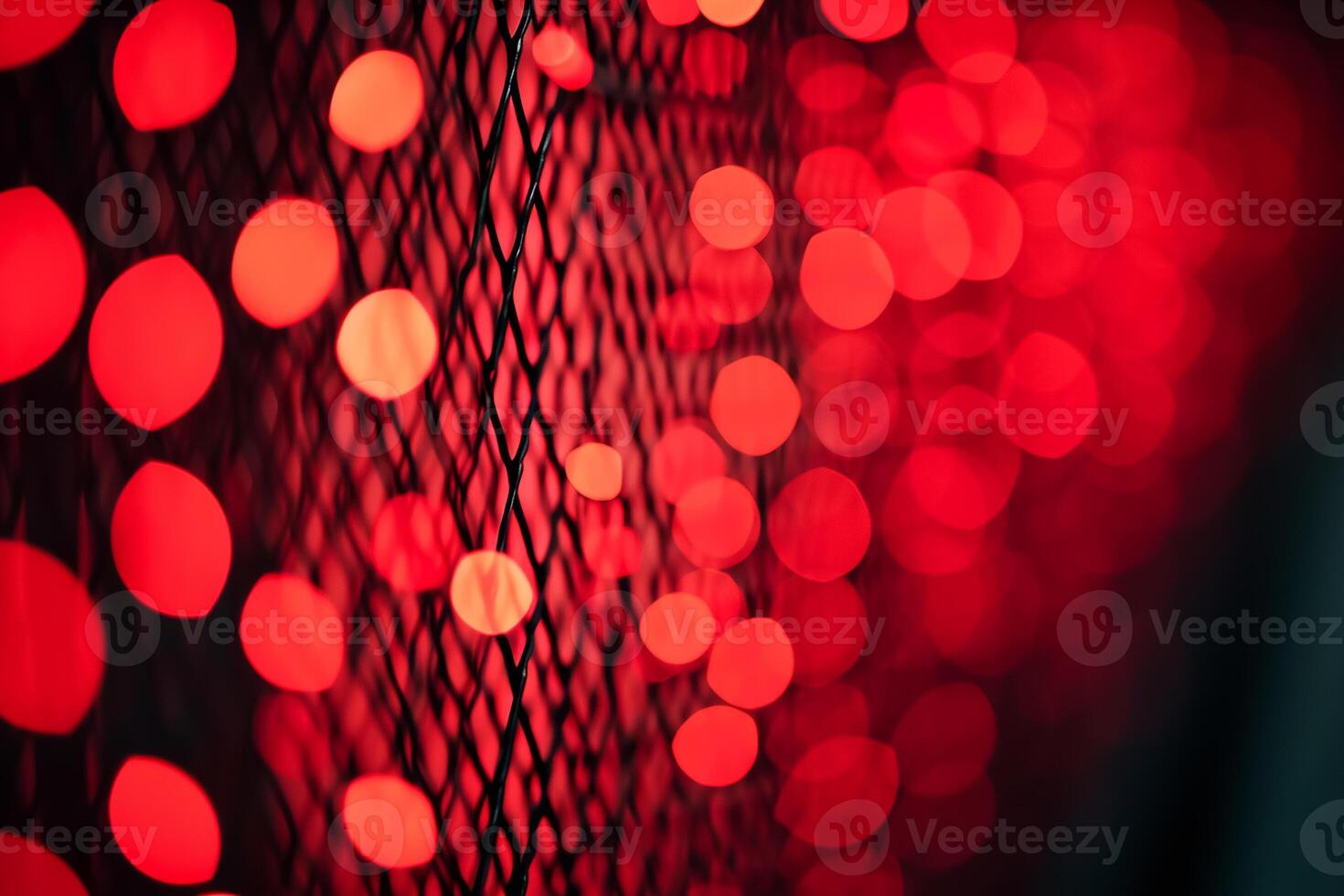 AI generated butterflies on red color background surrounded by romantic atmosphere of floating hearts. Happy valentine day concept photo
