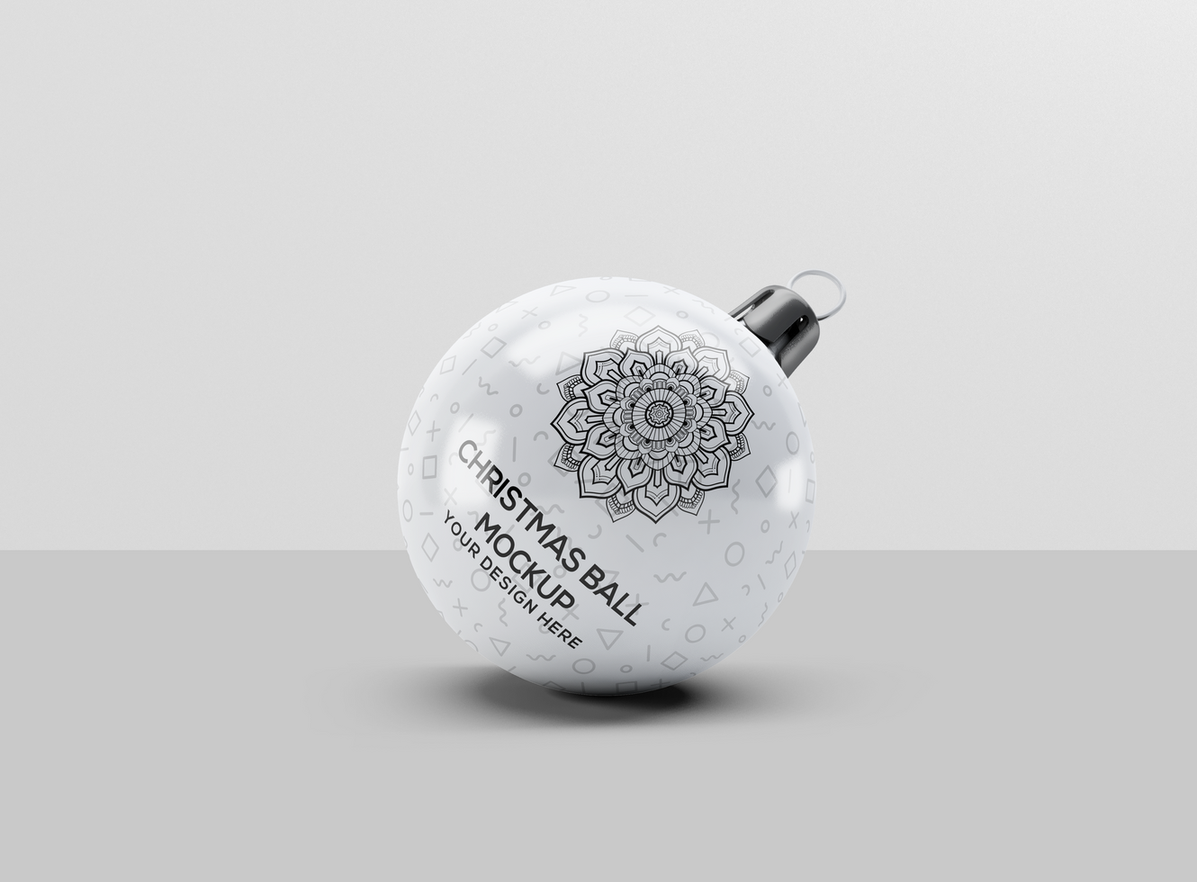 Christmas Ball Mockup psd