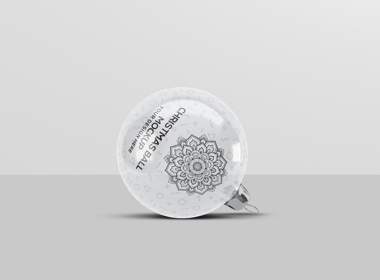 Christmas Ball Mockup psd