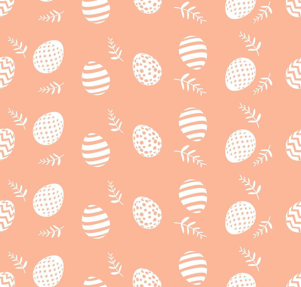 Happy easter day. Colorful easter egg pattern seamless background. design for mask face, pillow, clothing, fabric, gift wrap. Vector. vector