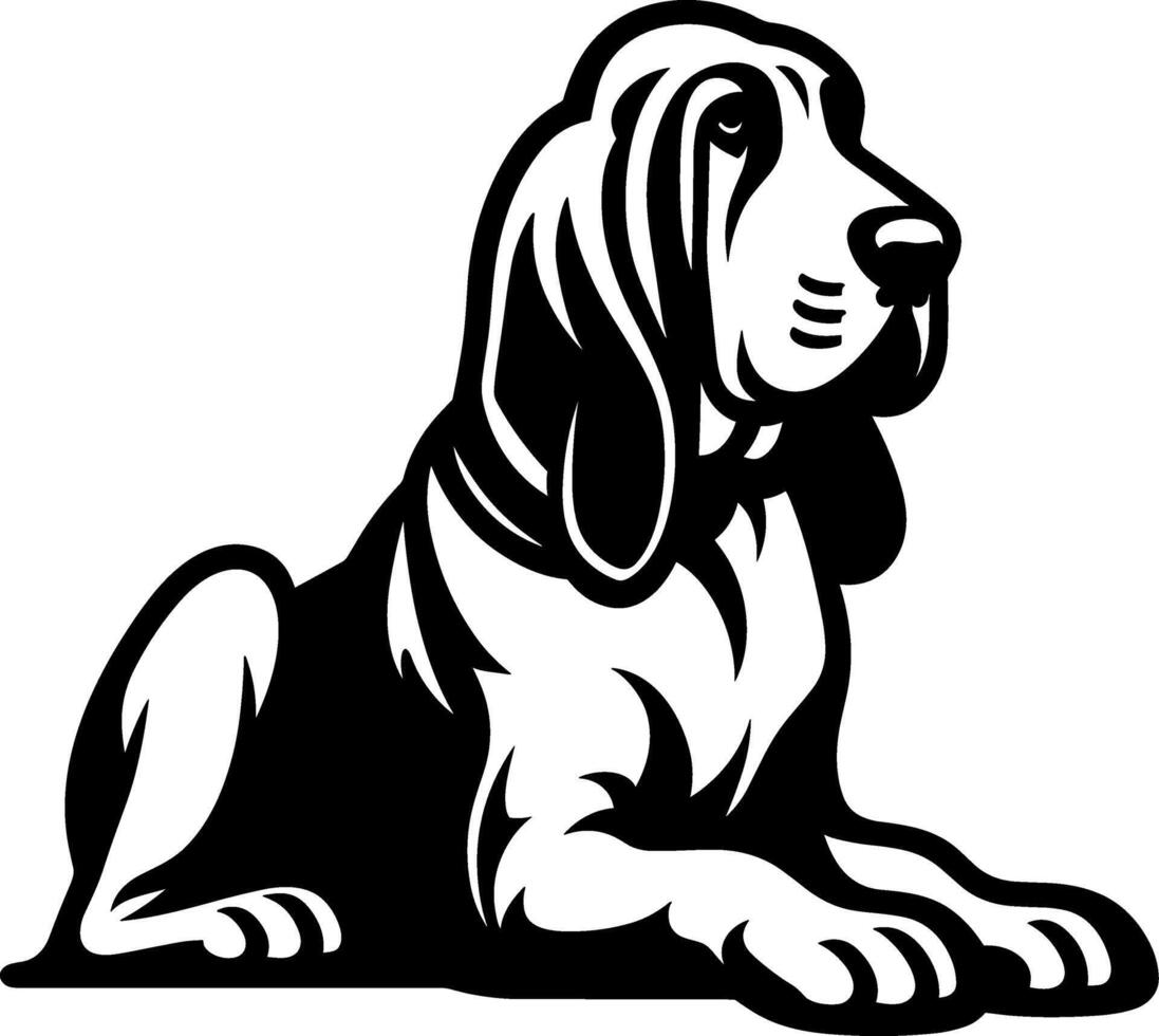 Bloodhound Hunting Dog vector