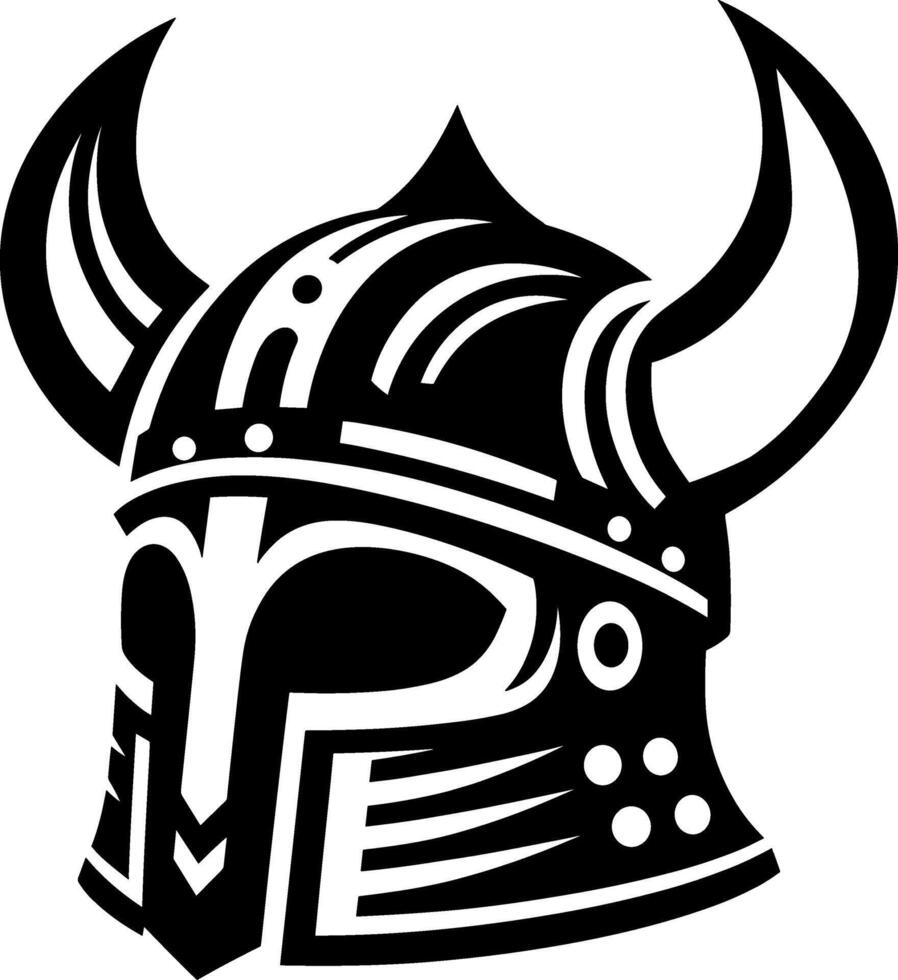 Viking Helmet Horns vector