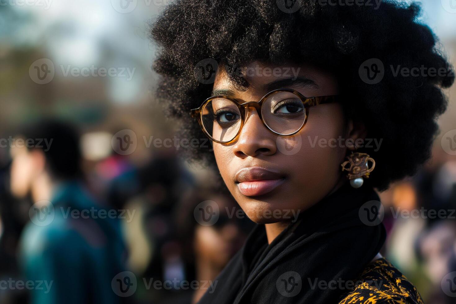 AI generated Black month history, juneteenth, black lives matter concept photo