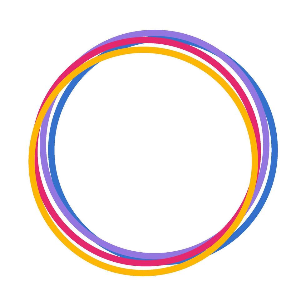 frame round illustration vector