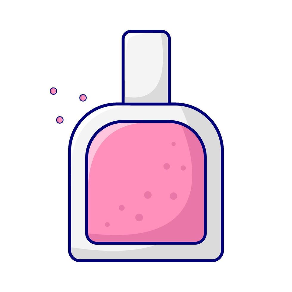 bottle parfume  illustration vector