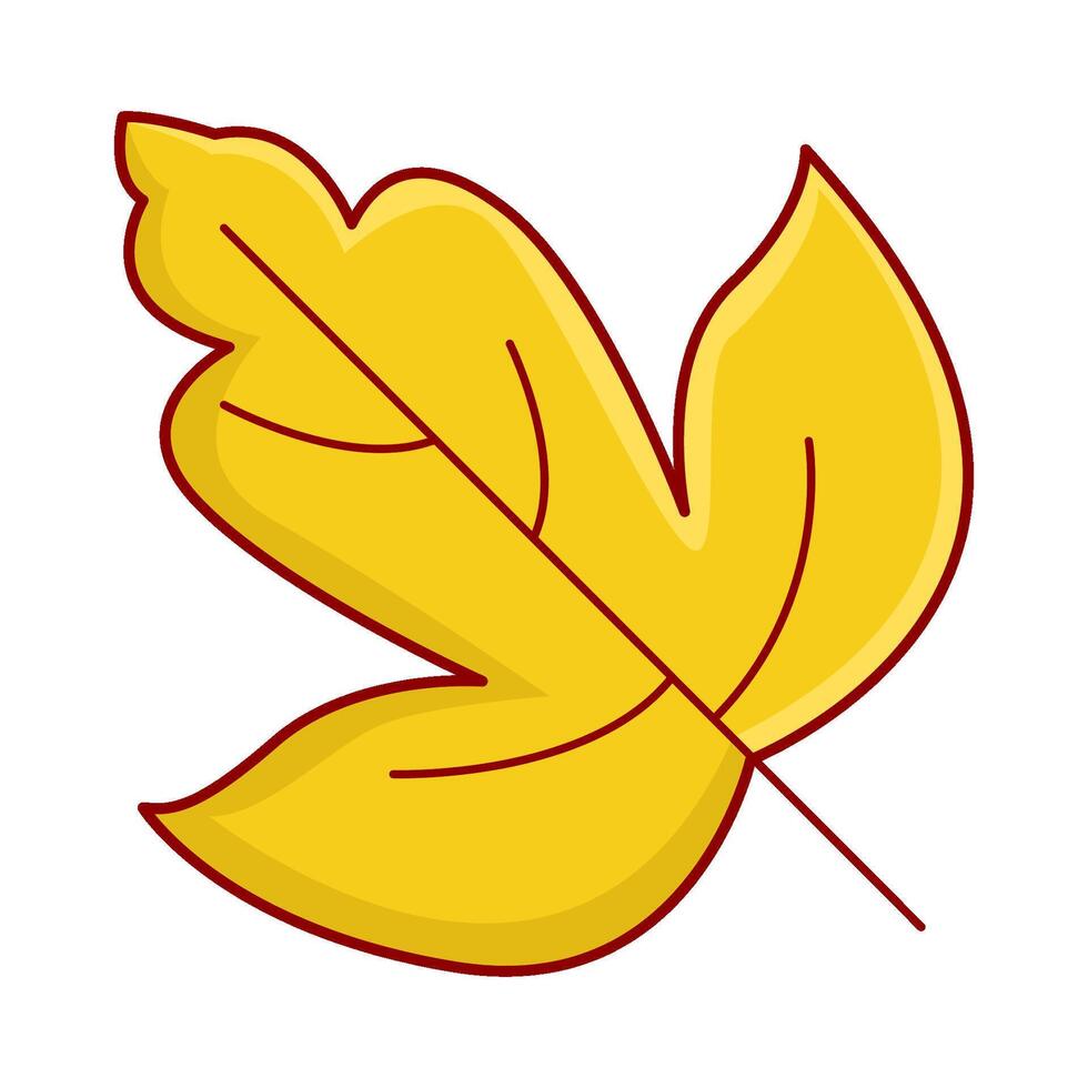 maple leaf autumn illustration vector