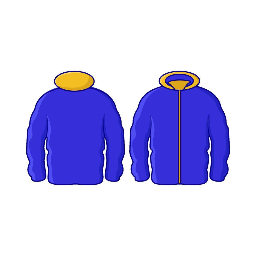 chaqueta capucha ilustración vector