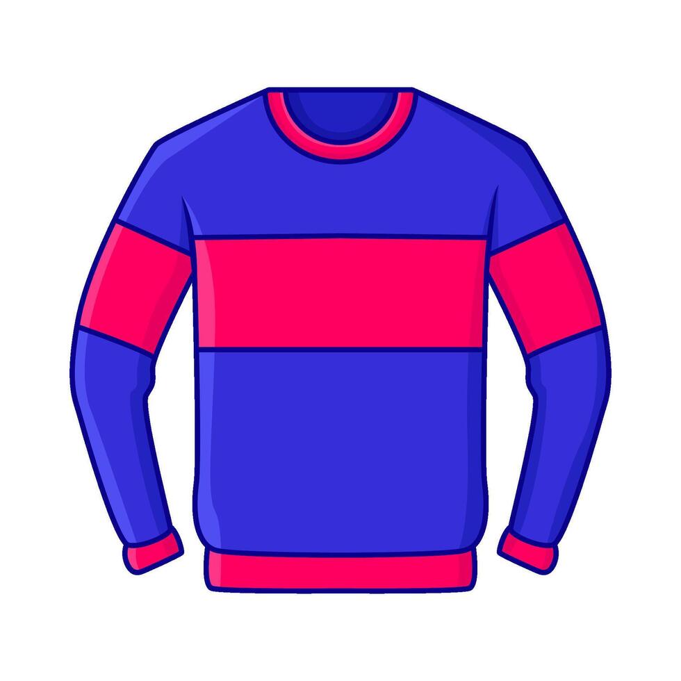 sweater knit illustration vector