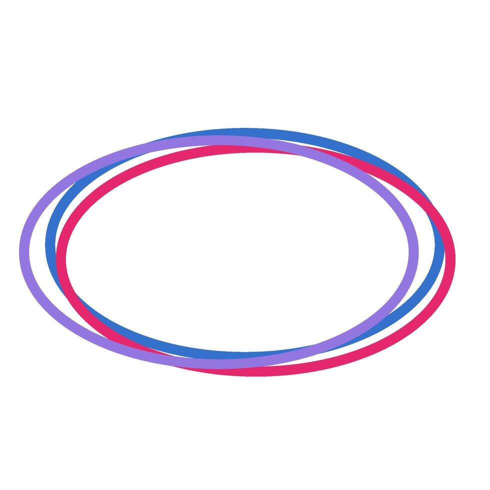 frame oval illustration vector