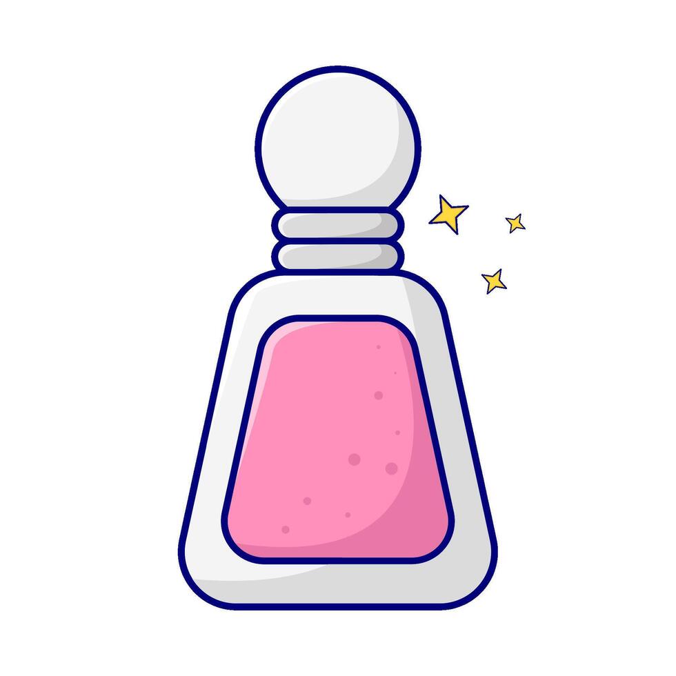 bottle parfume  illustration vector