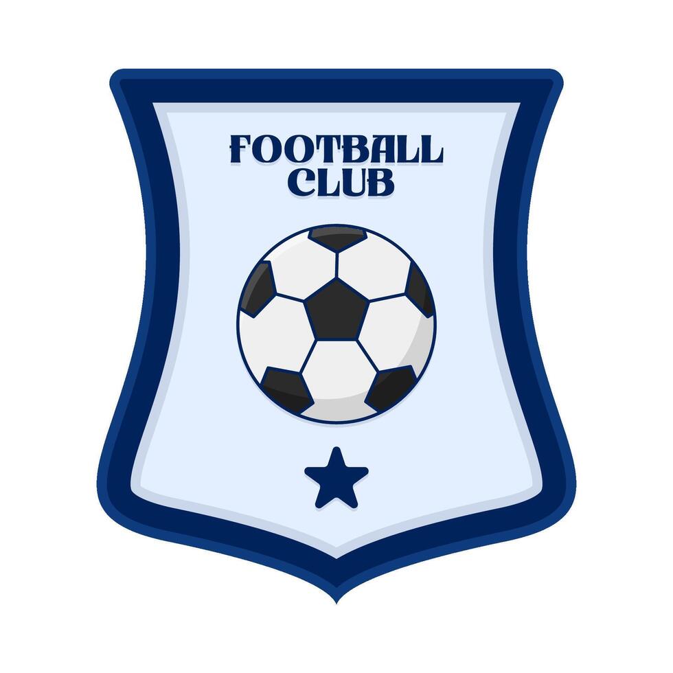 football club badge  illustration vector