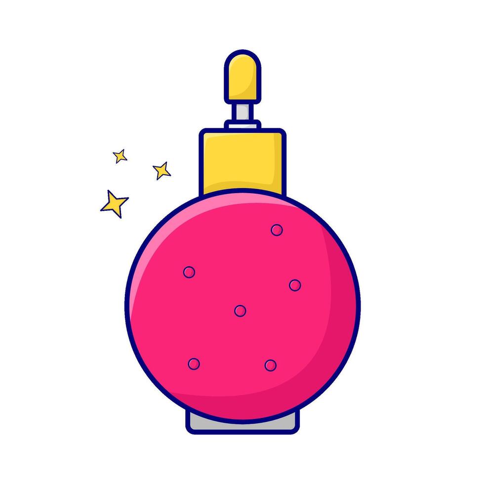 bottle parfume  illustration vector