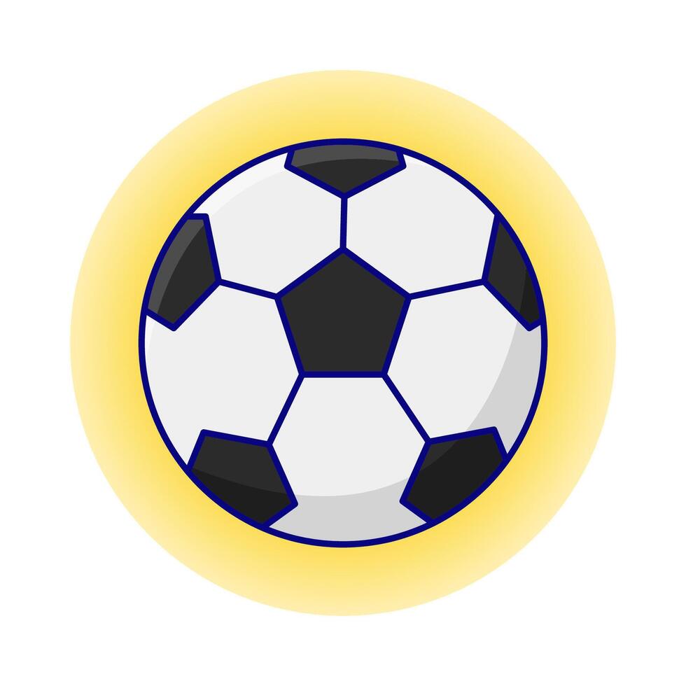 Ilustración de balón de fútbol vector