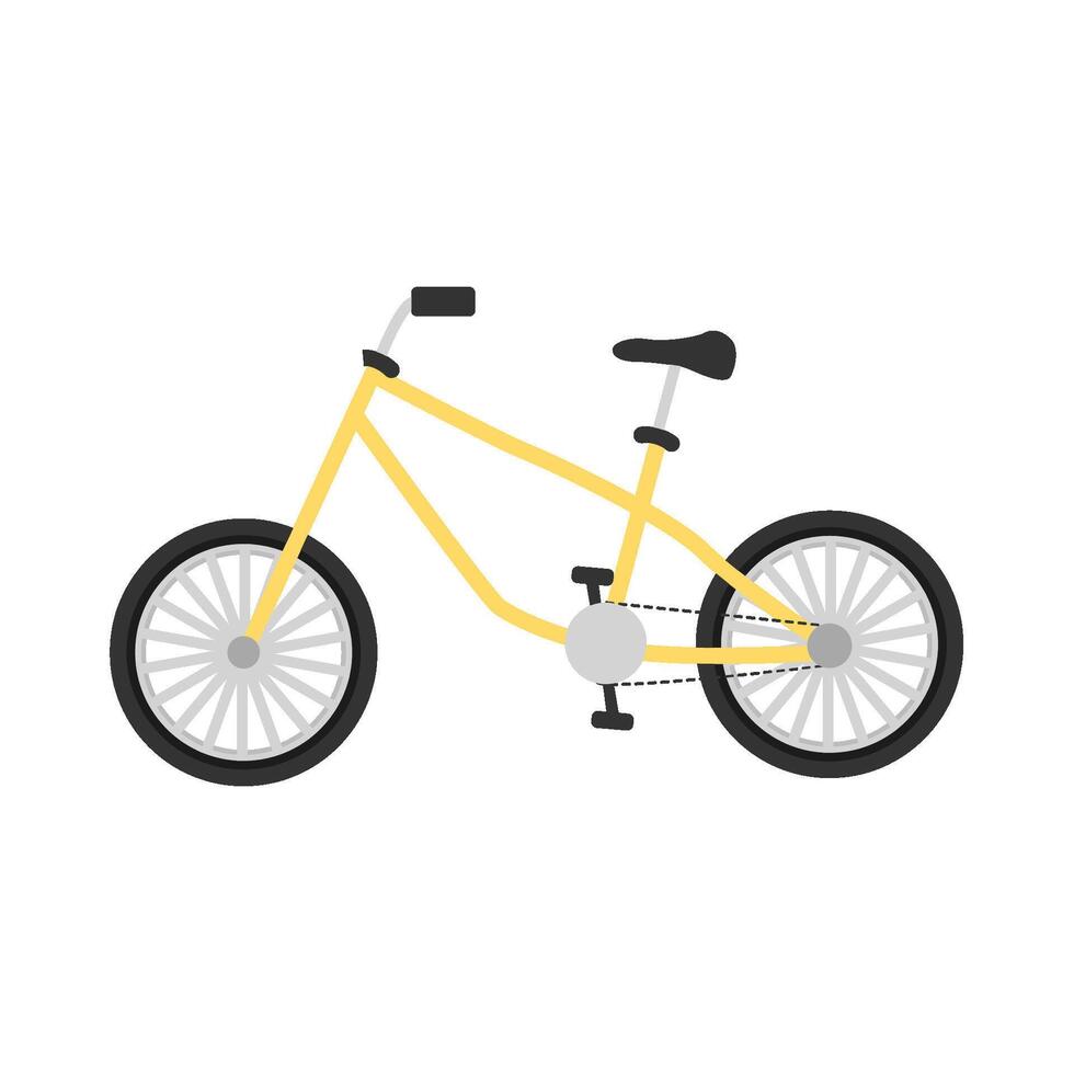 Bicycle transportation illustration vector