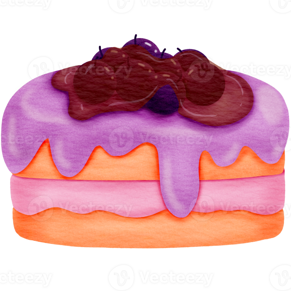 Blue berry cake png